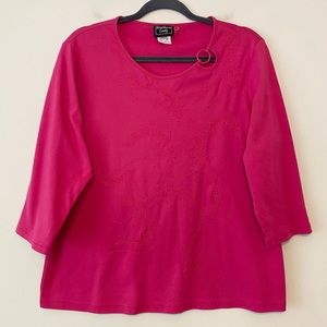 Southern Lady Hot Pink Top